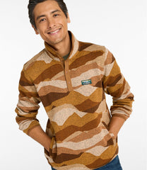 L.L.BeanMen's Sweater Fleece Pullover, Print