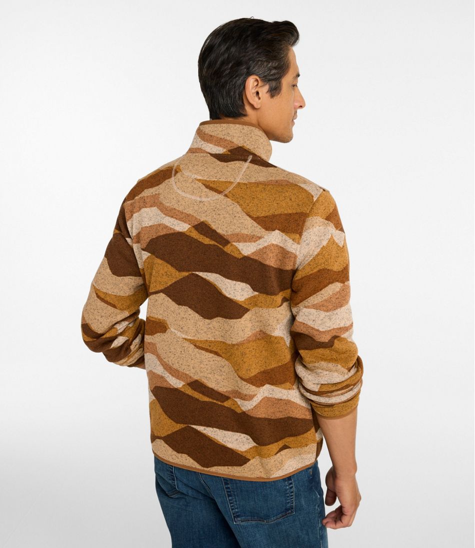 L.L.BeanMen's Sweater Fleece Pullover, Print