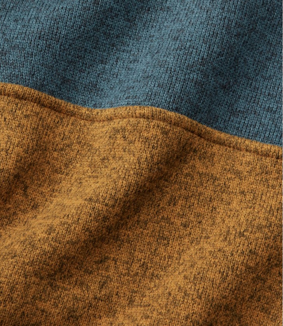 L.L.BeanMen's Sweater Fleece Pullover, Colorblock