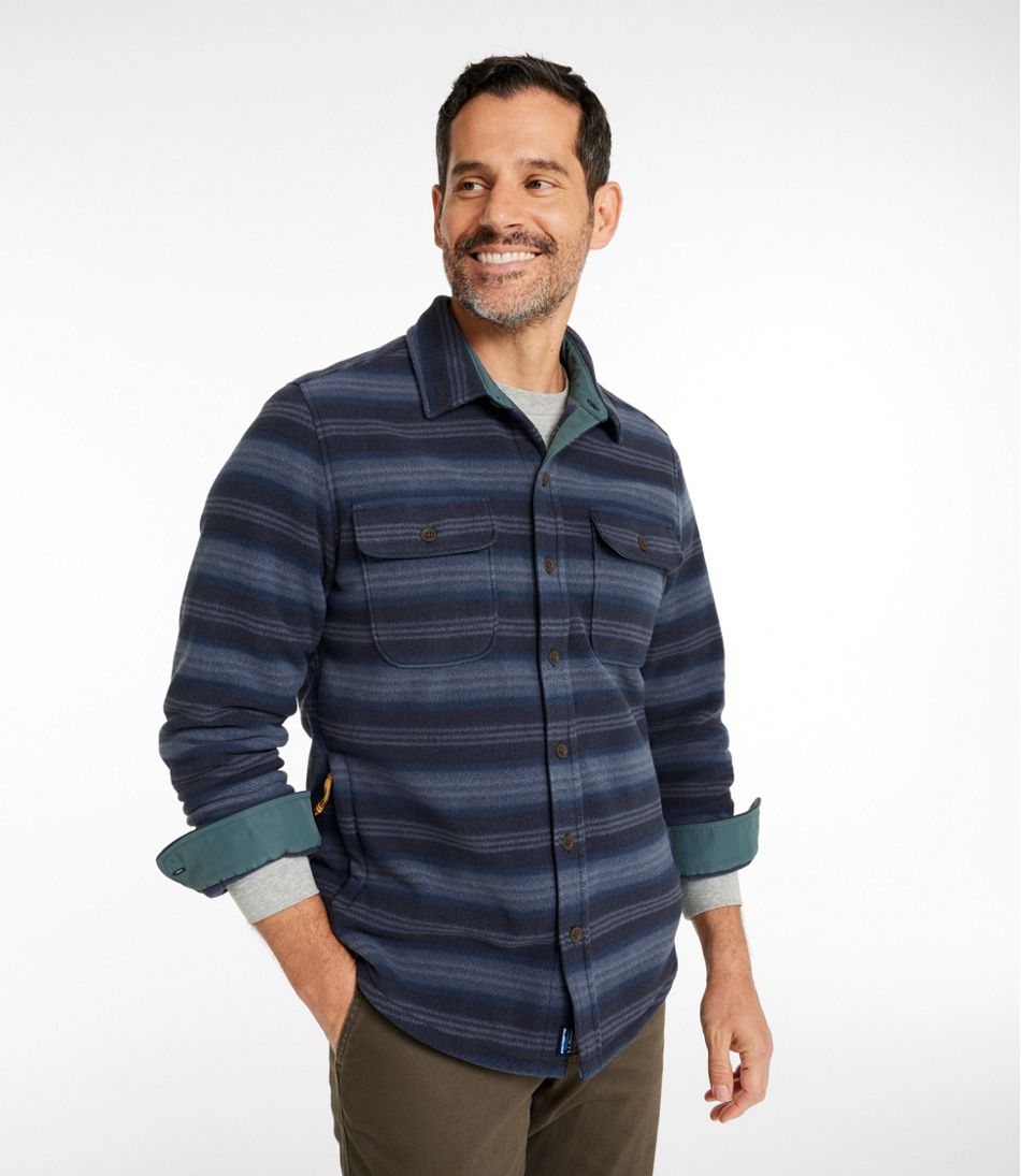 L.L.BeanMen's Bean's Mariner Fleece Shirt, Print