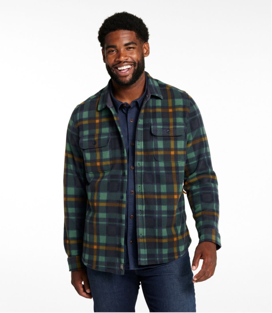 L.L.BeanMen's Bean's Mariner Fleece Shirt, Print