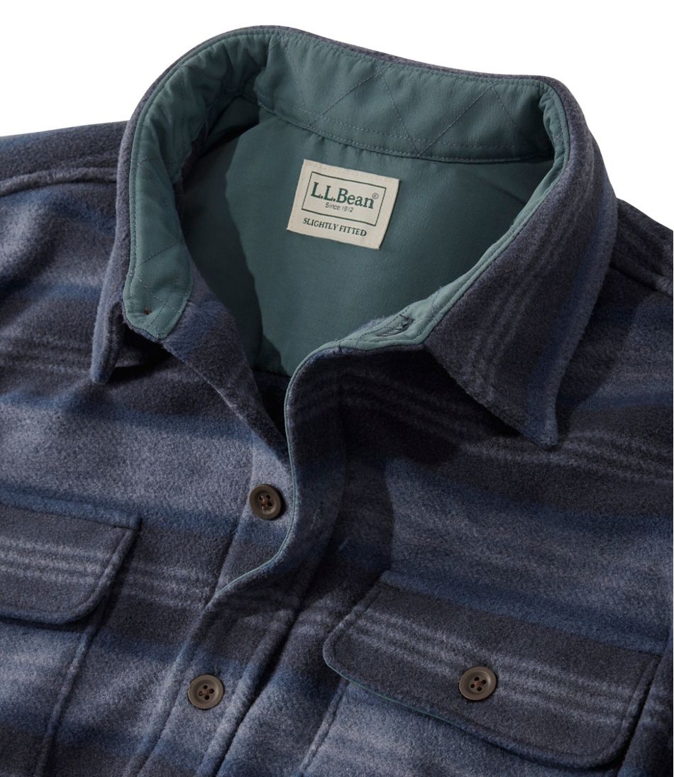 L.L.BeanMen's Bean's Mariner Fleece Shirt, Print