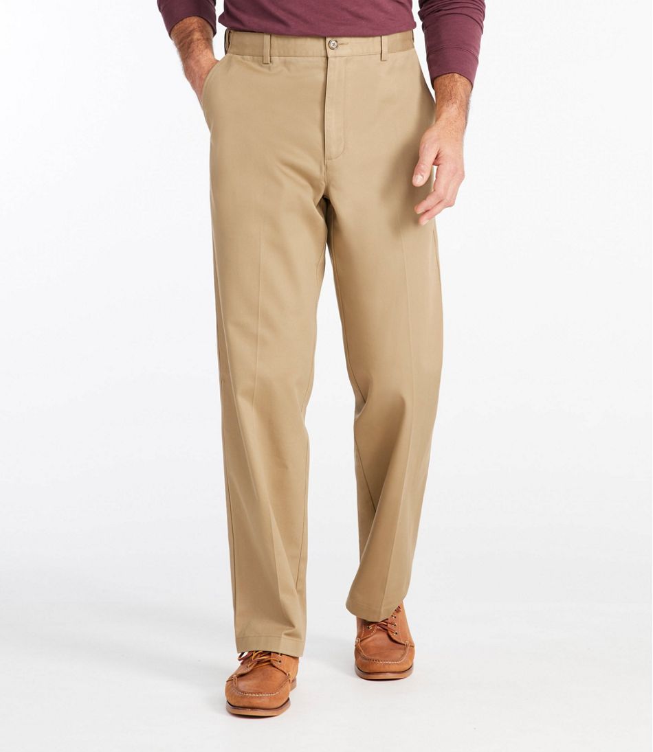 L.L.BeanMen's Wrinkle-Free Double L® Chinos, Natural Fit, Hidden Comfort, Plain Front