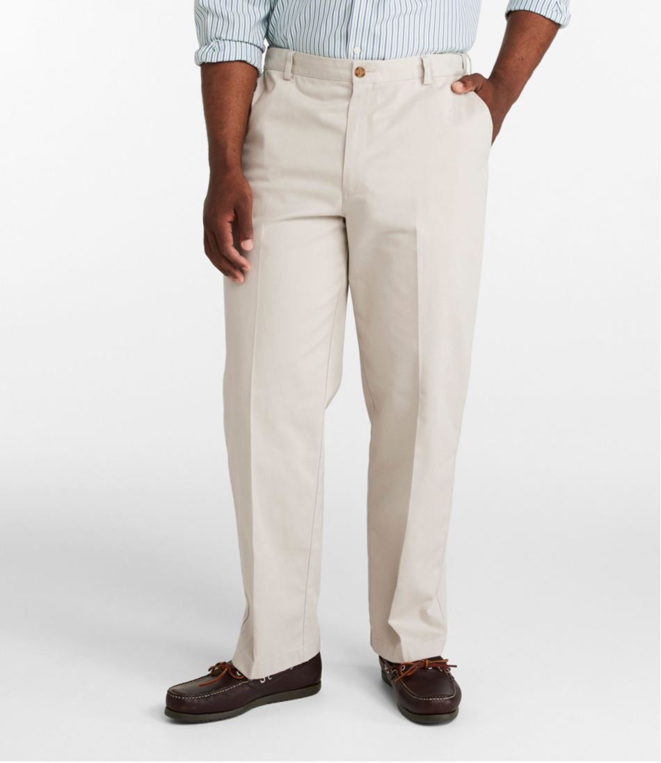 L.L.BeanMen's Wrinkle-Free Double L® Chinos, Natural Fit, Hidden Comfort, Plain Front