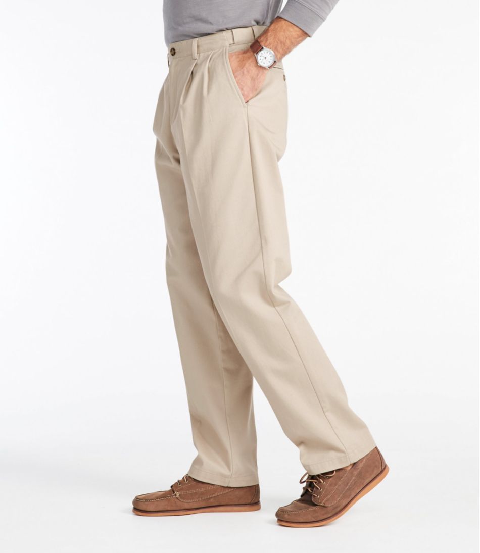 L.L.BeanMen's Wrinkle-Free Double L® Chinos, Natural Fit, Hidden Comfort, Pleated