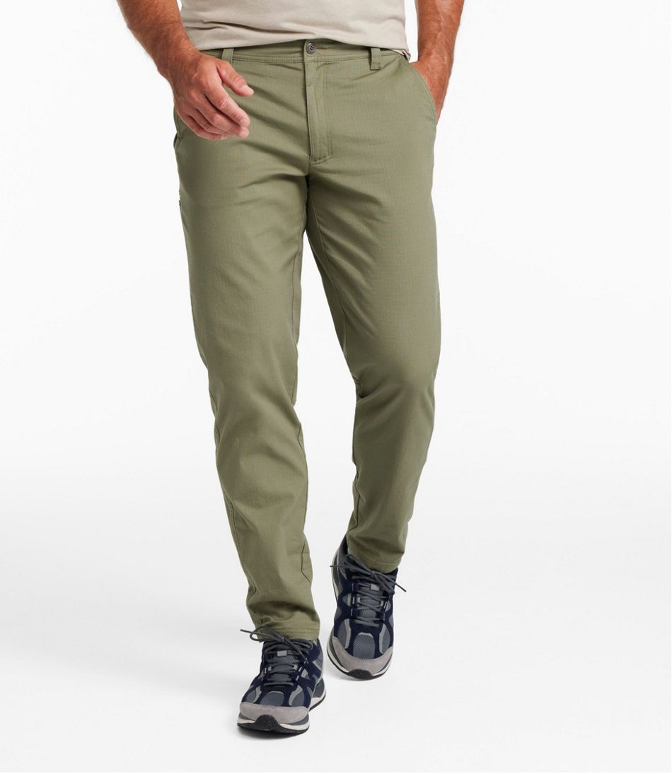 L.L.BeanMen's Explorer Ripstop Pants, Fixed Waist, Standard Fit, Tapered Leg