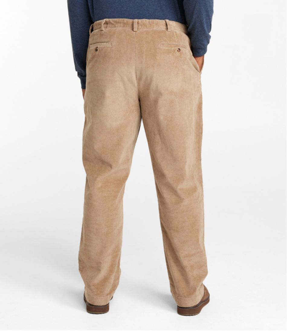 L.L.BeanMen's Stretch Country Corduroy Pants, Natural Fit, Plain Front, Hidden Comfort