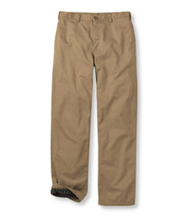 L.L.BeanMen's Double L® Chinos, Natural Fit, Plain Front, Flannel-Lined