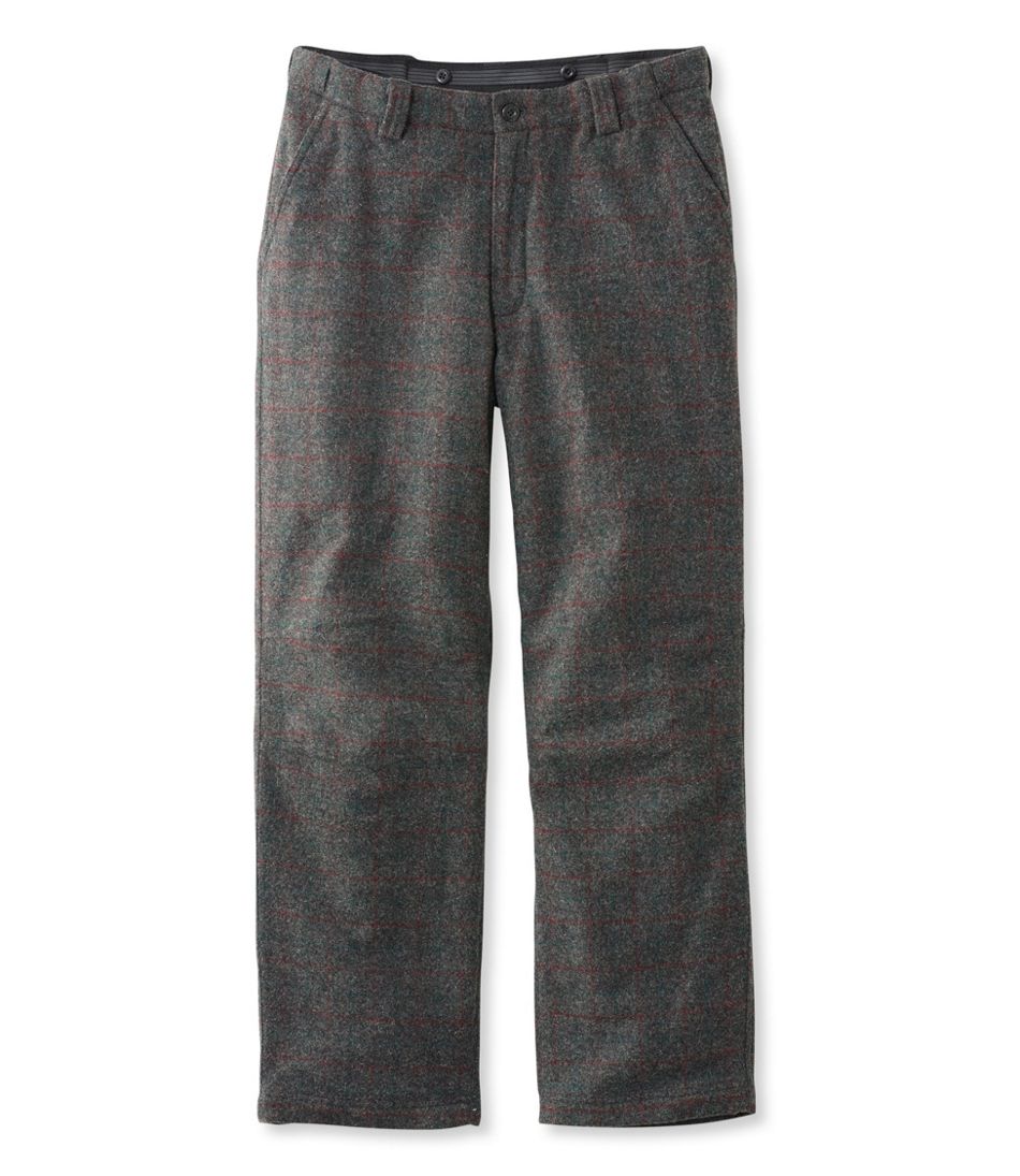 L.L.BeanMen's Maine Guide Wool Pants with PrimaLoft, Plaid