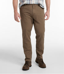 L.L.BeanMen's Signature Northwoods Slub Twill Pants, Classic Fit, Tapered Leg