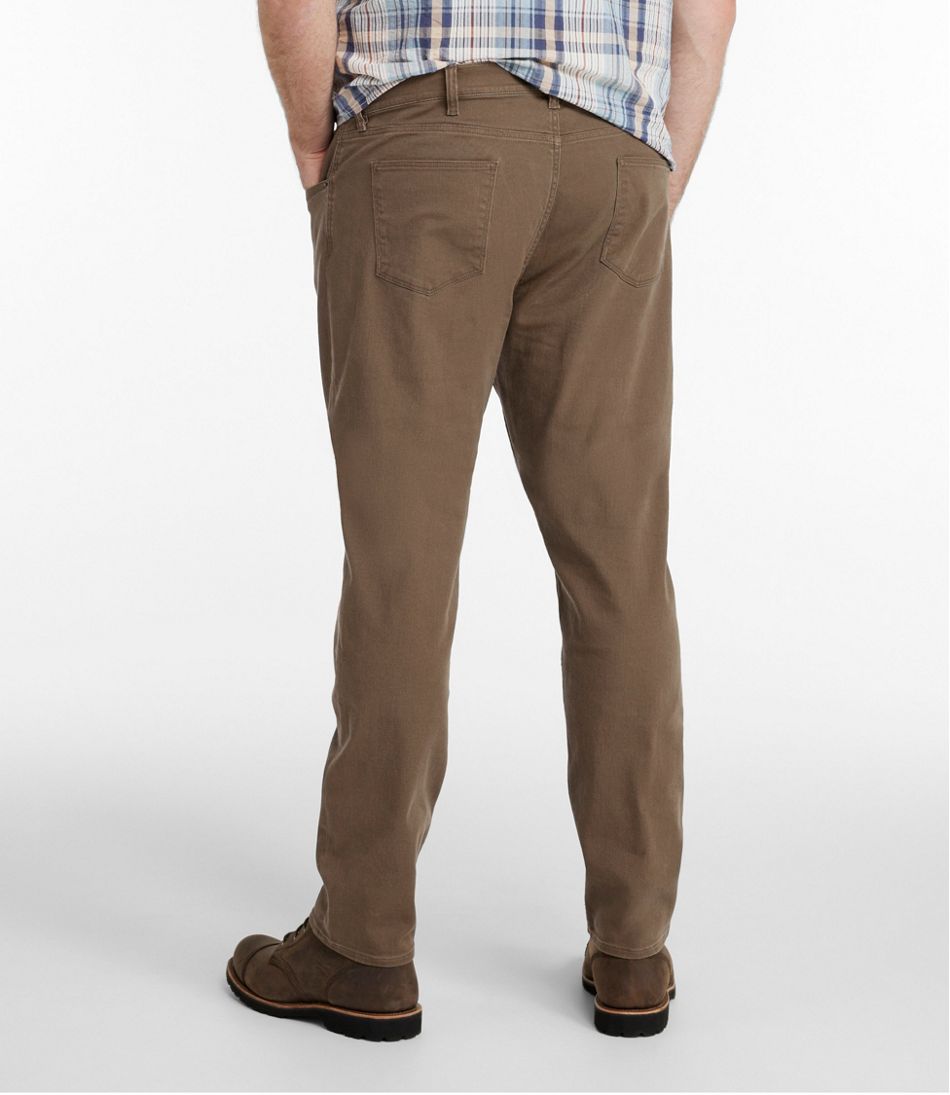 L.L.BeanMen's Signature Northwoods Slub Twill Pants, Classic Fit, Tapered Leg