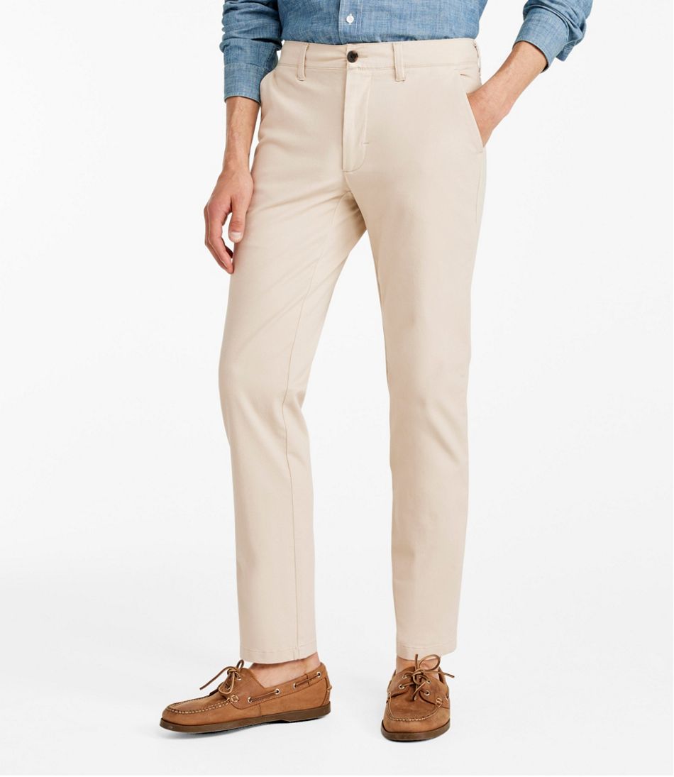 L.L.BeanMen's Easy-Care Stretch Chinos, Slim Fit, Straight Leg