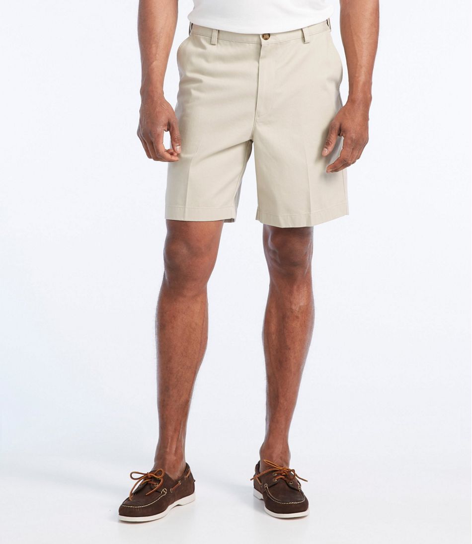L.L.BeanMen's Wrinkle-Free Double L® Chino Shorts, Natural Fit, Hidden Comfort Waist, 8"