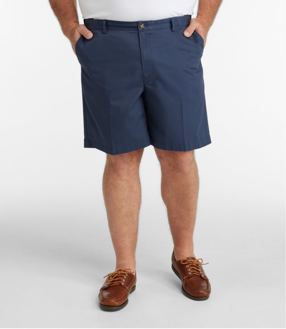 L.L.BeanMen's Wrinkle-Free Double L® Chino Shorts, Natural Fit, Hidden Comfort Waist, 8"