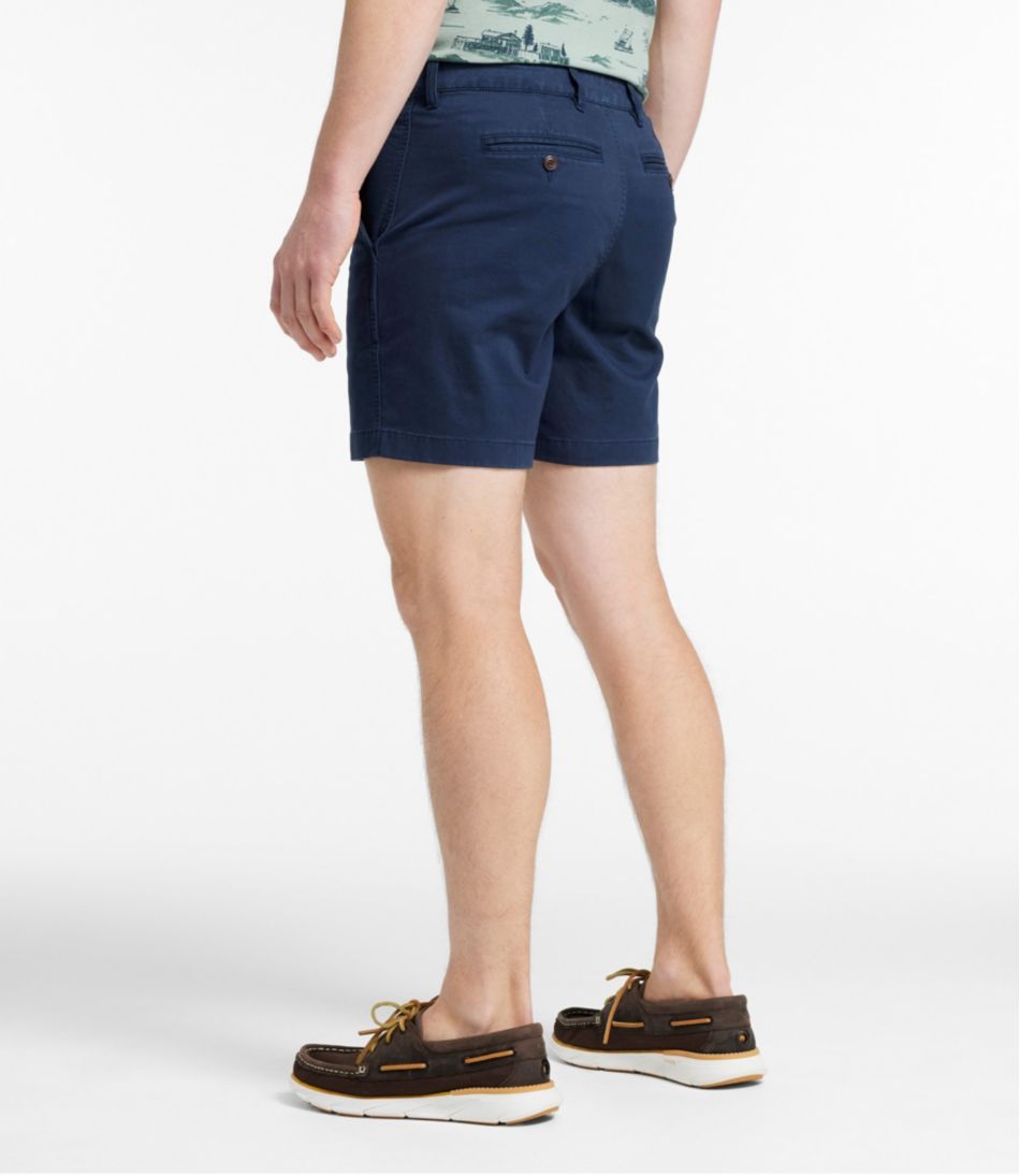 L.L.BeanMen's Lakewashed® Stretch Khaki Shorts, 6"