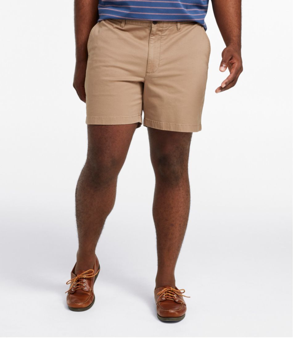 L.L.BeanMen's Lakewashed® Stretch Khaki Shorts, 6"
