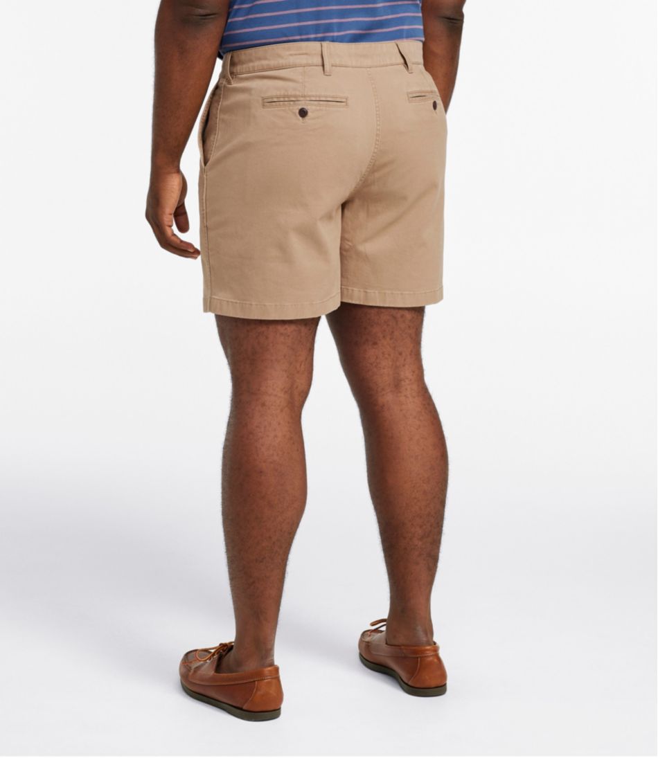 L.L.BeanMen's Lakewashed® Stretch Khaki Shorts, 6"