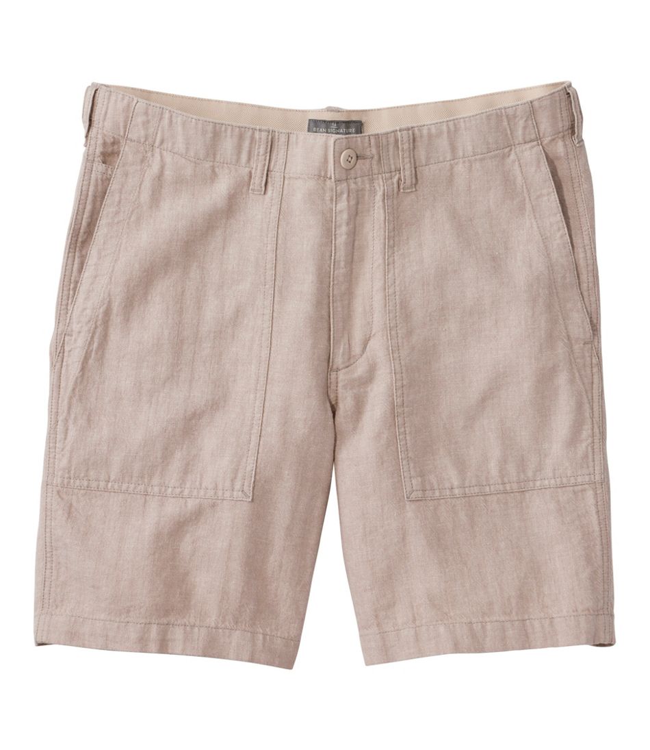 L.L.BeanMen's Signature Herringbone Shorts, 8"