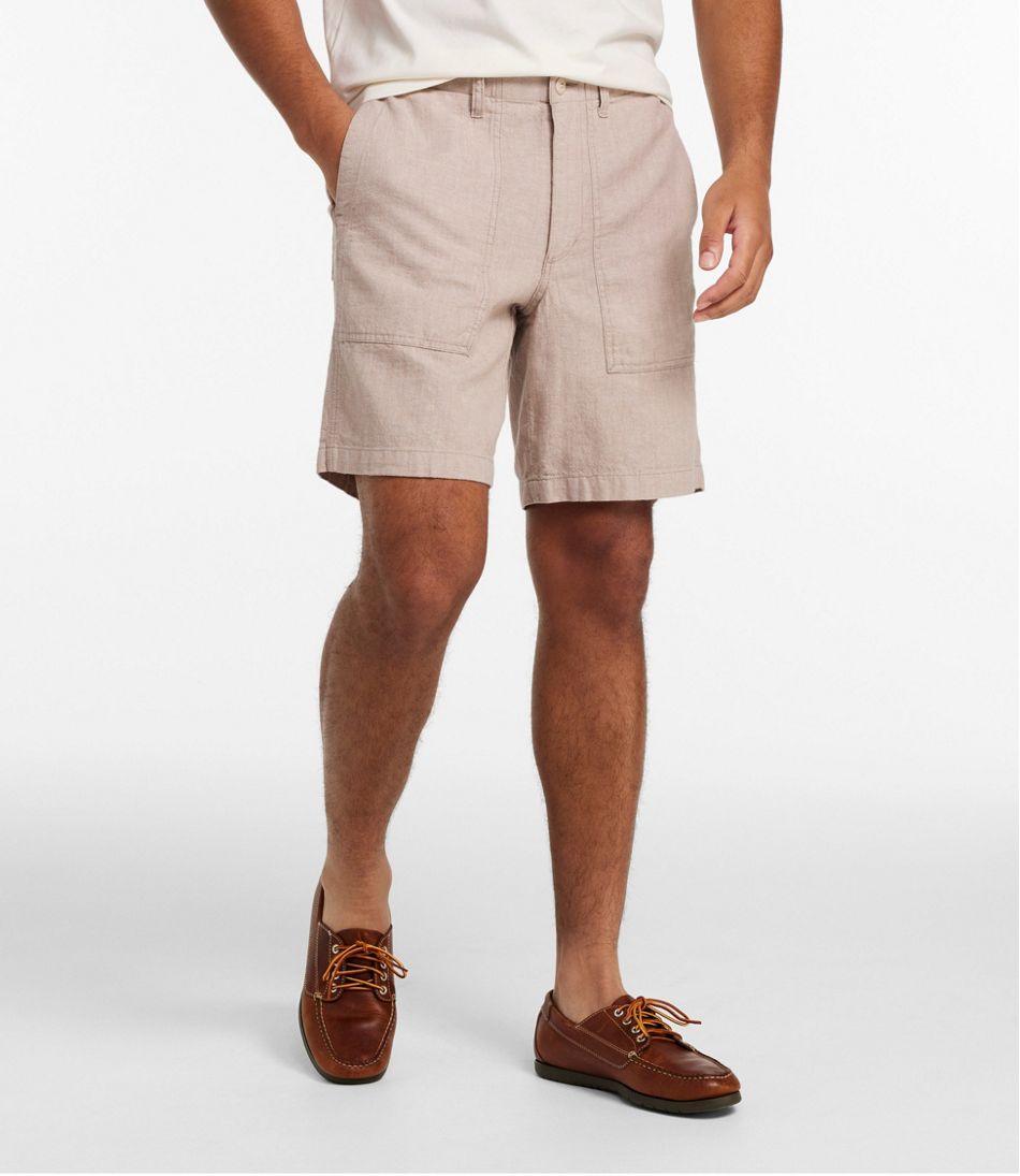 L.L.BeanMen's Signature Herringbone Shorts, 8"