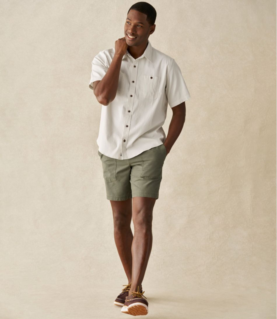 L.L.BeanMen's Sunwashed Cotton Shorts, 8"
