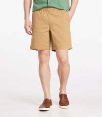 L.L.BeanMen's Lakewashed Stretch Khaki Shorts, Pull-On, 8"