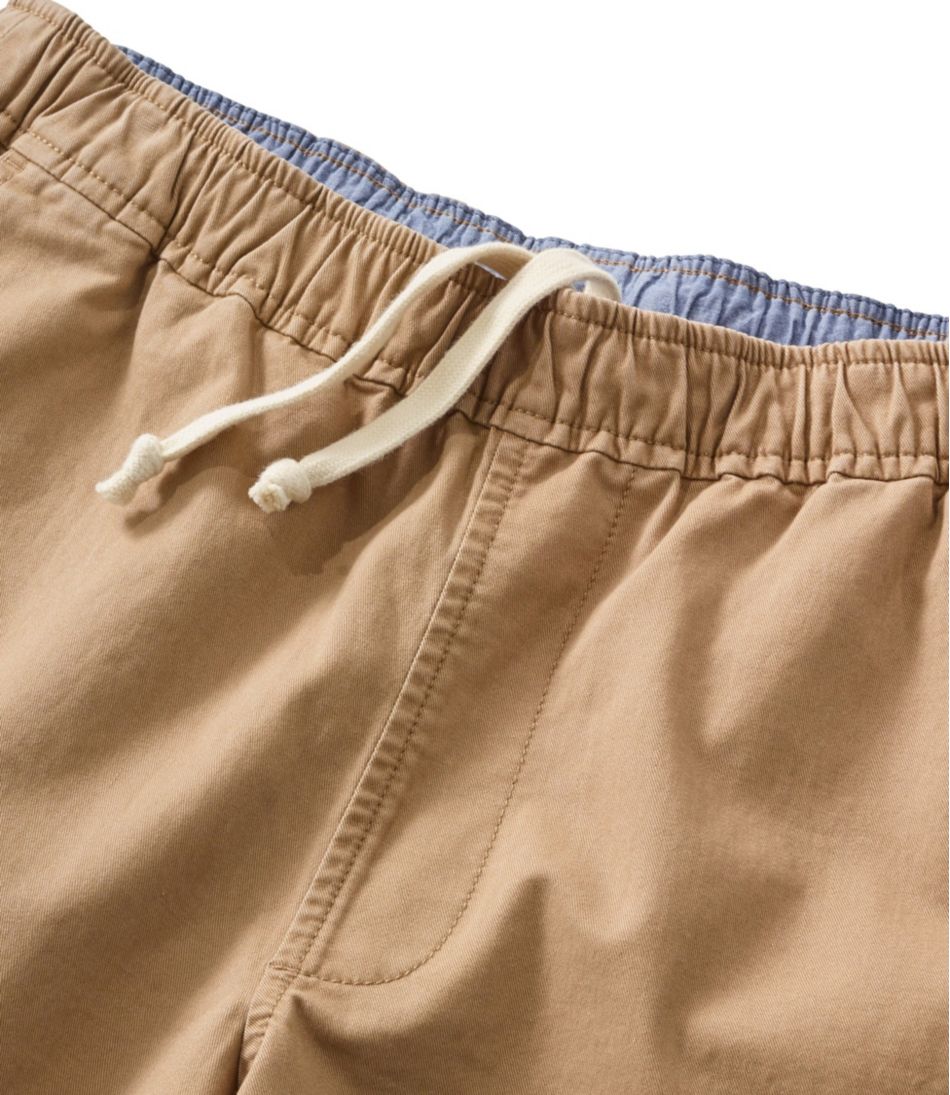 L.L.BeanMen's Lakewashed Stretch Khaki Shorts, Pull-On, 8"