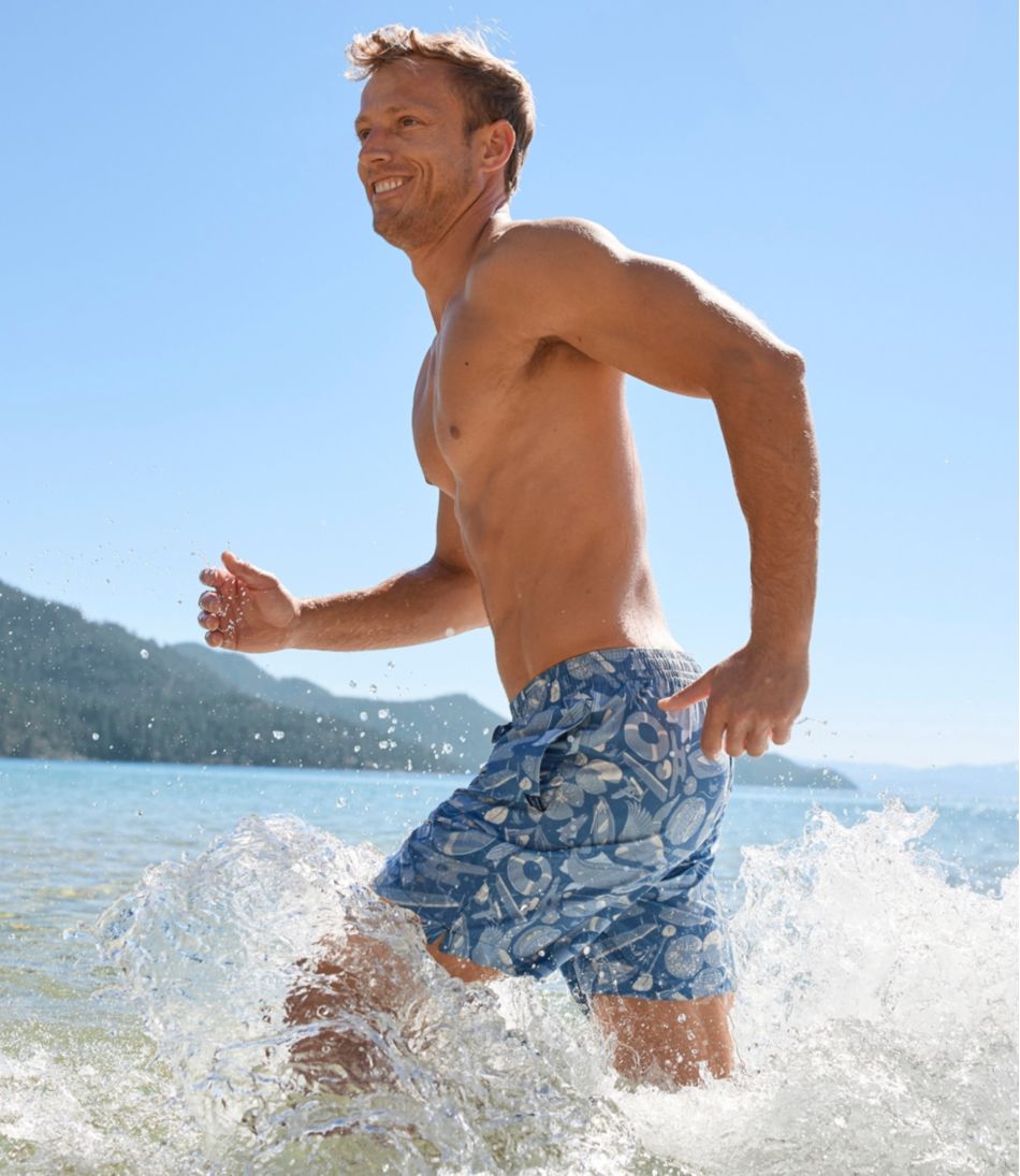 L.L.BeanMen's Bold Coast Swim Trunks, 7"
