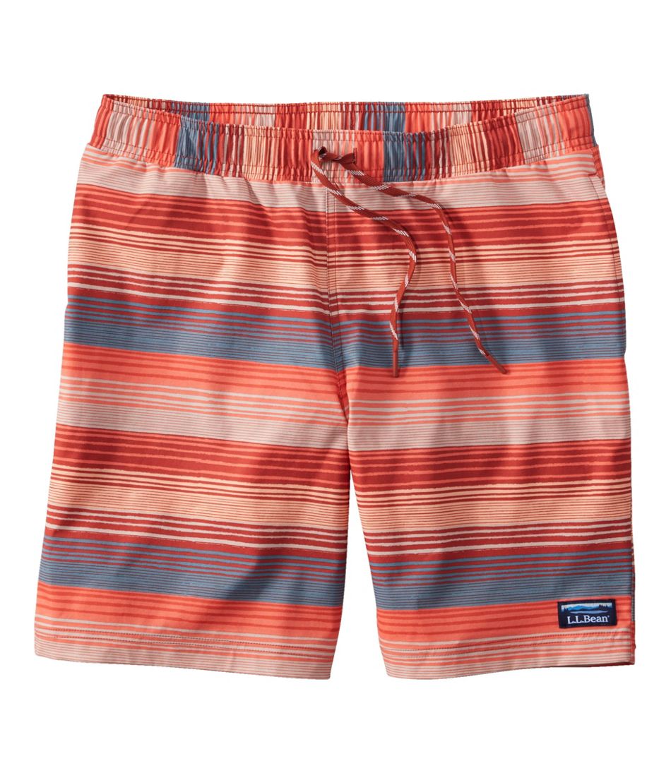 L.L.BeanMen's Vacationland Stretch Swim Trunks, Print, 8"