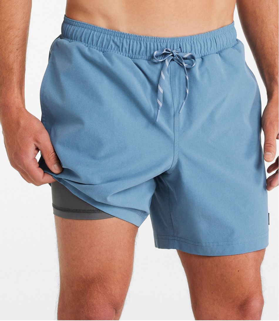 L.L.BeanMen's Vacationland Stretch Swim Trunks, 6"