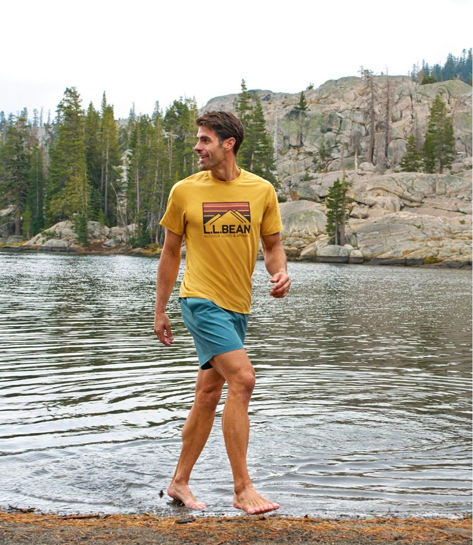 L.L.BeanMen's Vacationland Stretch Swim Trunks, 6"