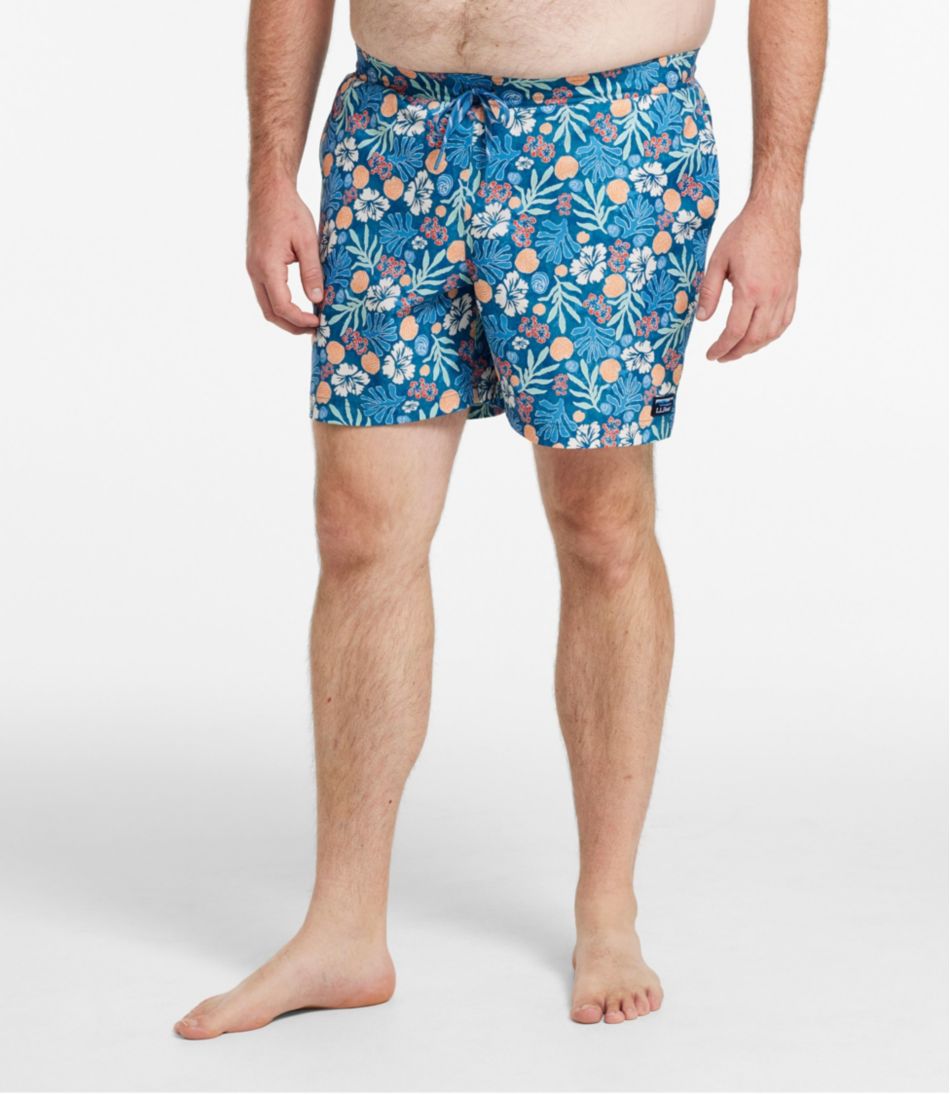 L.L.BeanMen's Vacationland Stretch Swim Trunks, Print, 6"