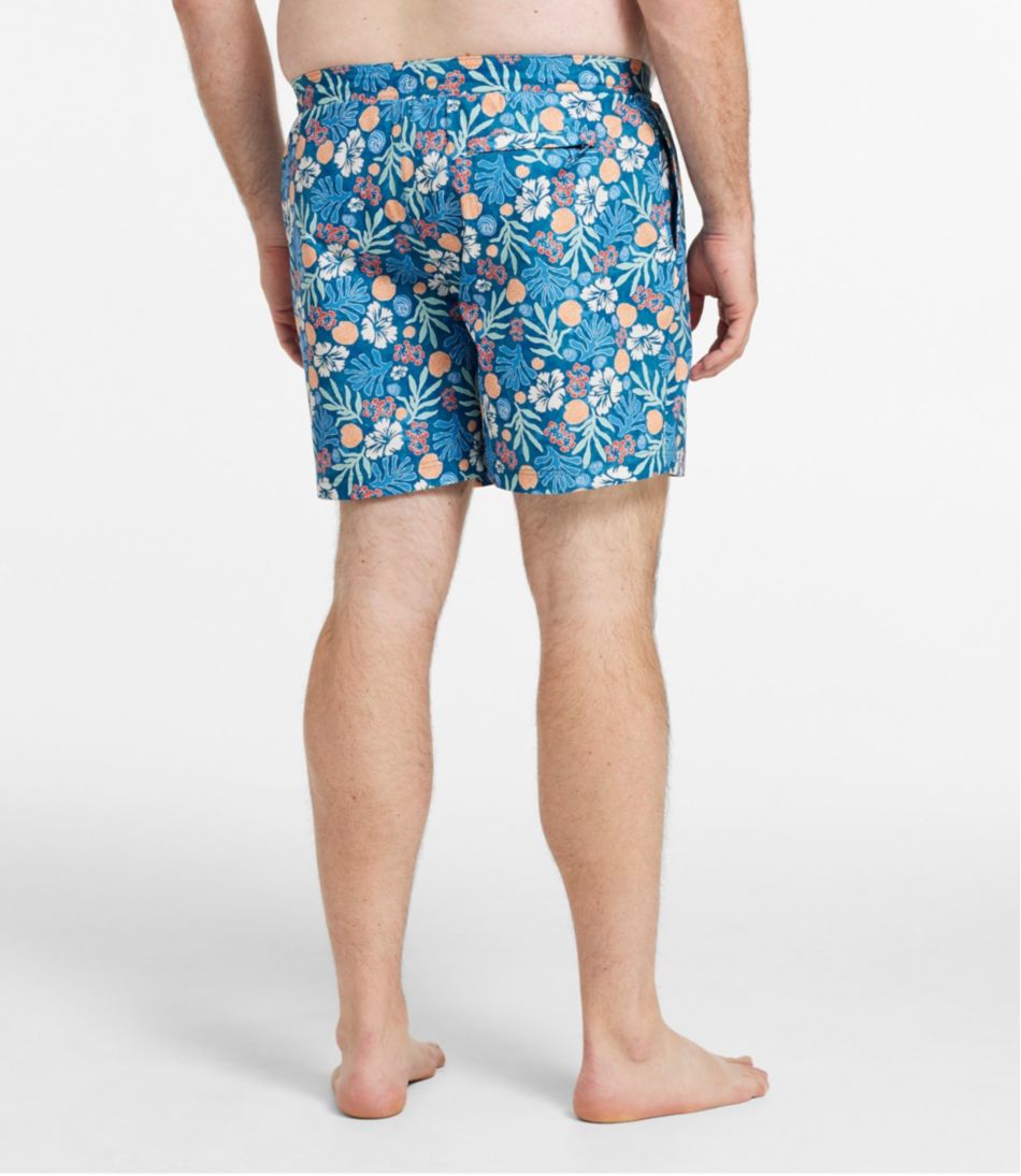 L.L.BeanMen's Vacationland Stretch Swim Trunks, Print, 6"