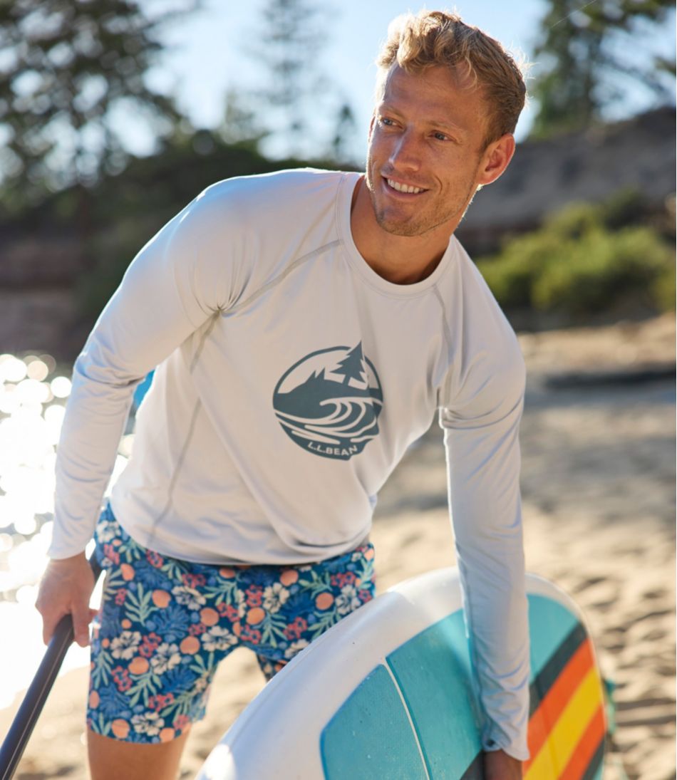 L.L.BeanMen's Vacationland Stretch Swim Trunks, Print, 6"