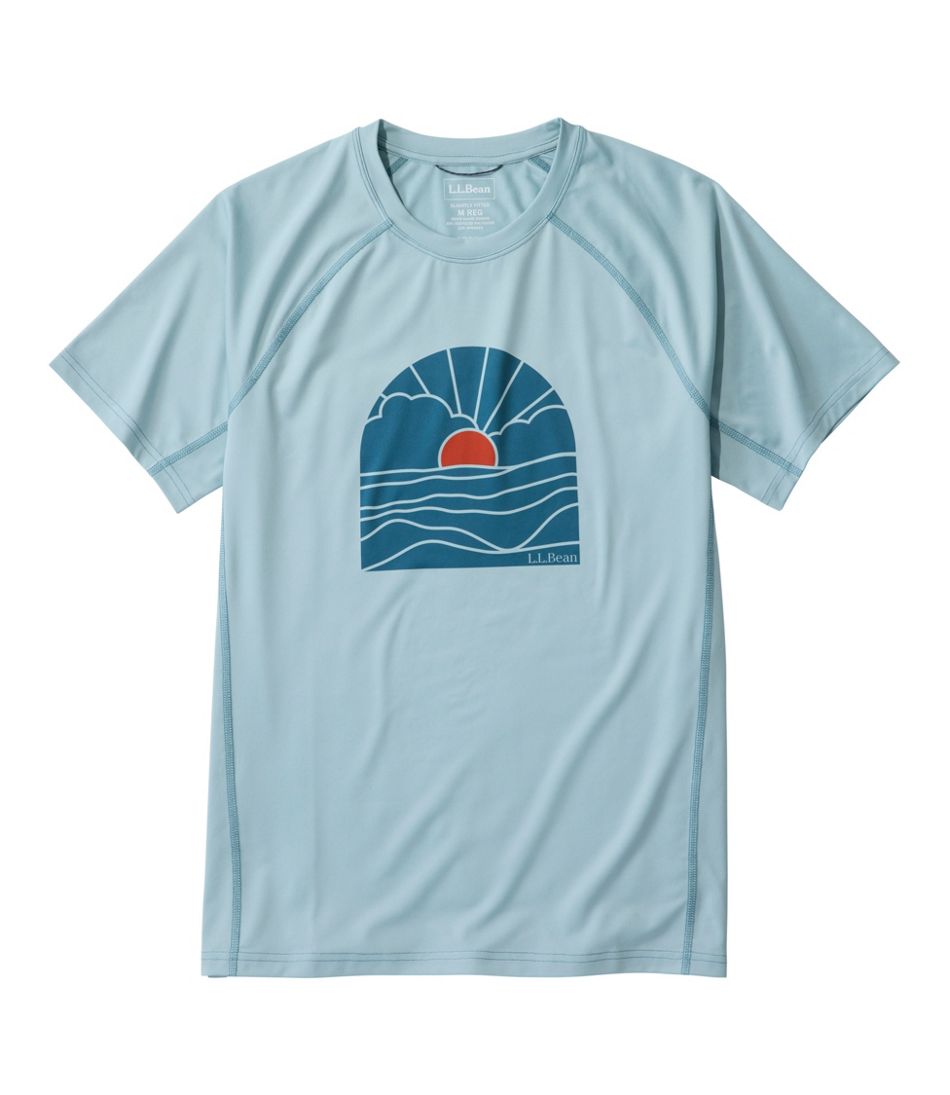 L.L.BeanMen's Swift River Cooling Sun Shirt, Short-Sleeve Graphic