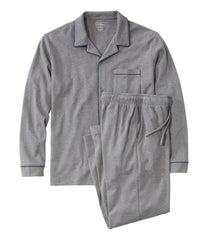 L.L.BeanMen's Bean's Cotton Knit Pajamas, Button-Front PJ Set