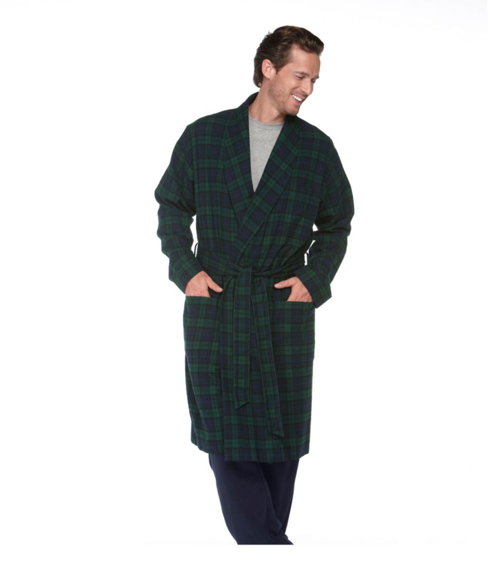 L.L.BeanMen's Scotch Plaid Flannel Robe