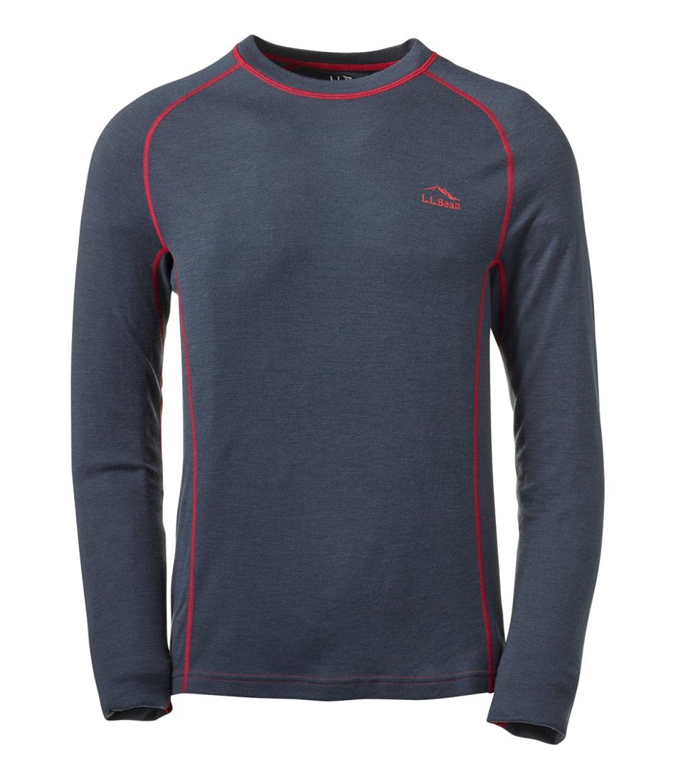 L.L.BeanMen's Cresta Wool Midweight 250 Crew Top