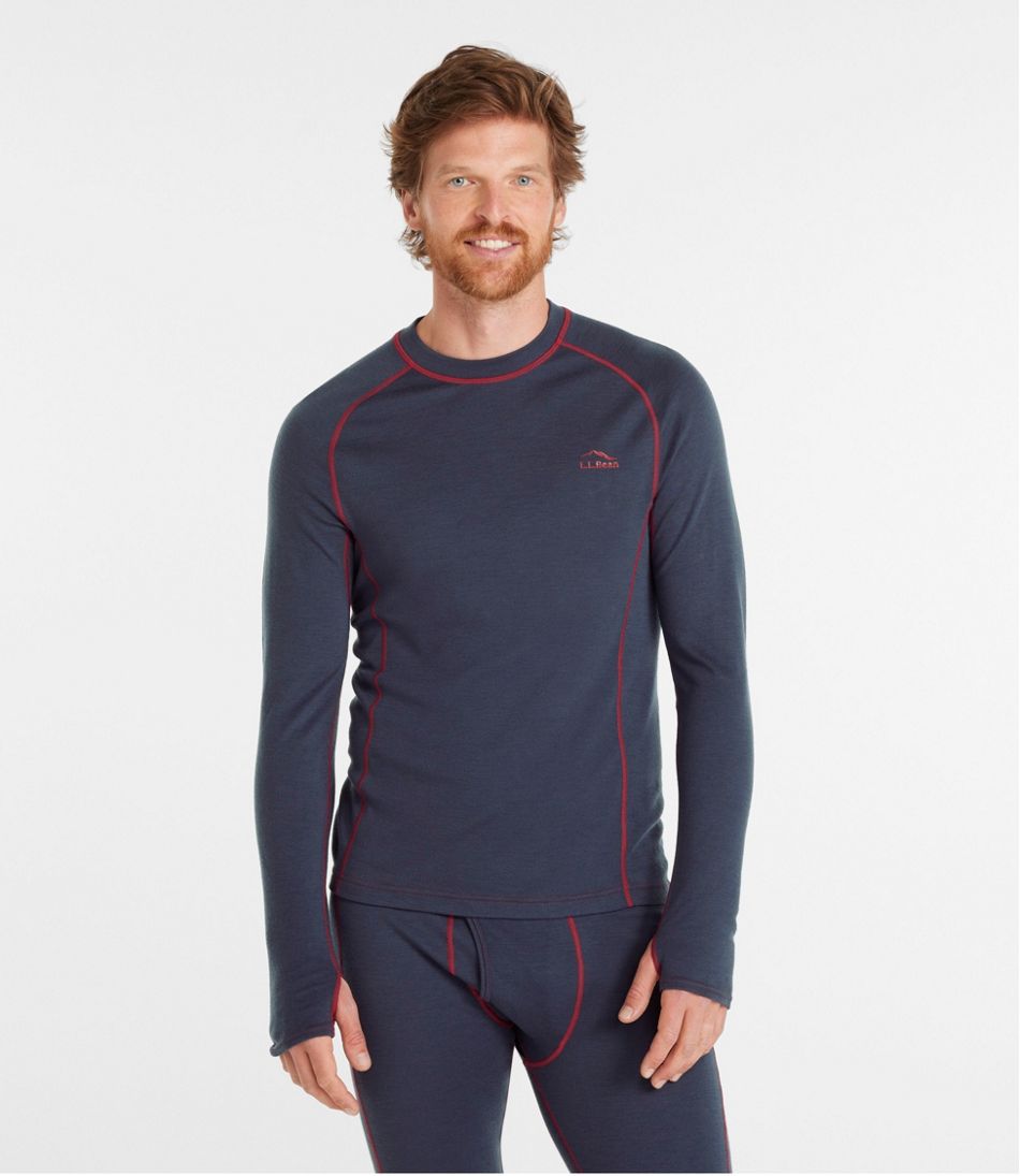 L.L.BeanMen's Cresta Wool Midweight 250 Crew Top