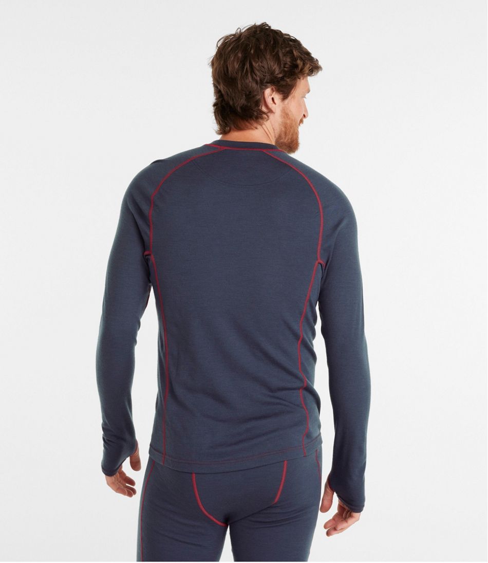 L.L.BeanMen's Cresta Wool Midweight 250 Crew Top