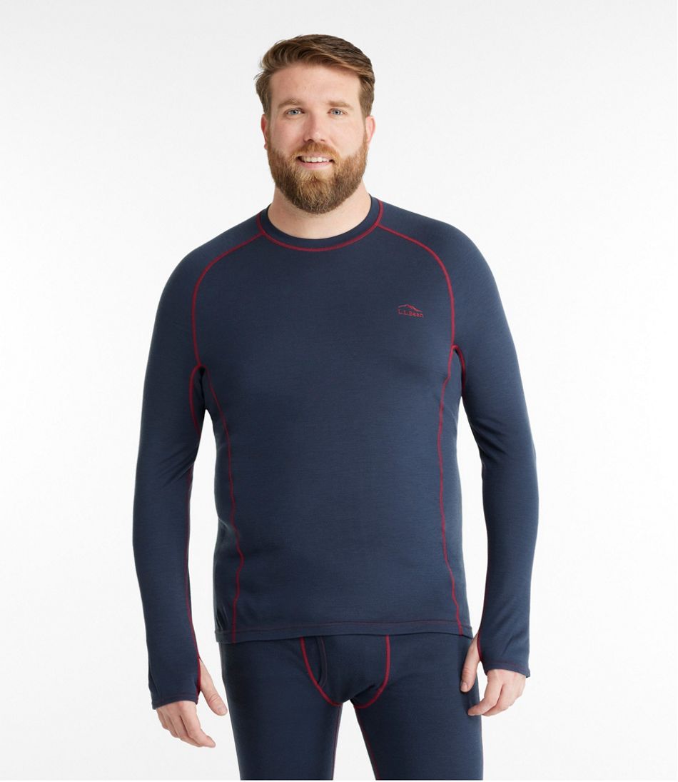 L.L.BeanMen's Cresta Wool Midweight 250 Crew Top