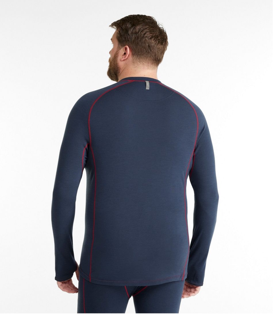 L.L.BeanMen's Cresta Wool Midweight 250 Crew Top