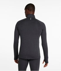 L.L.BeanMen's Midweight Base Layer Crew Top, 1/4 Zip