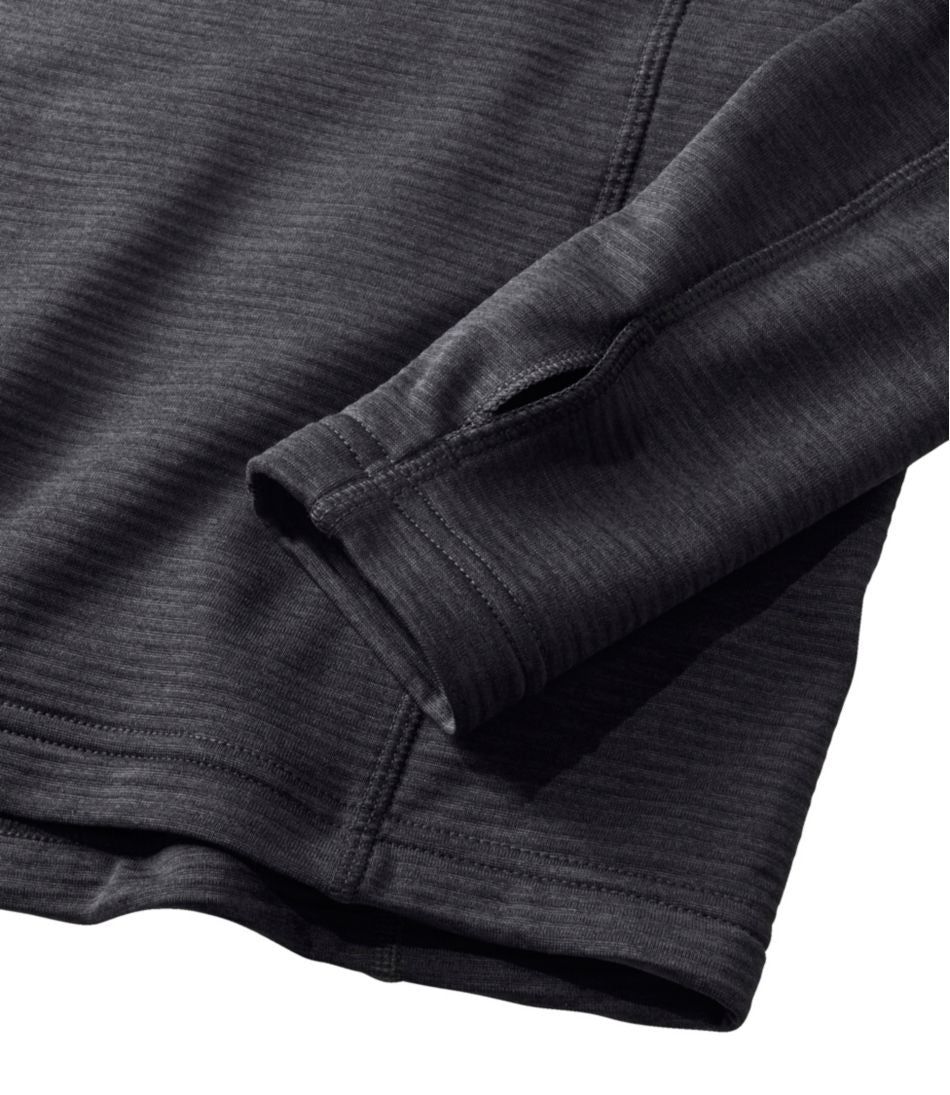 L.L.BeanMen's Midweight Base Layer Crew Top, 1/4 Zip