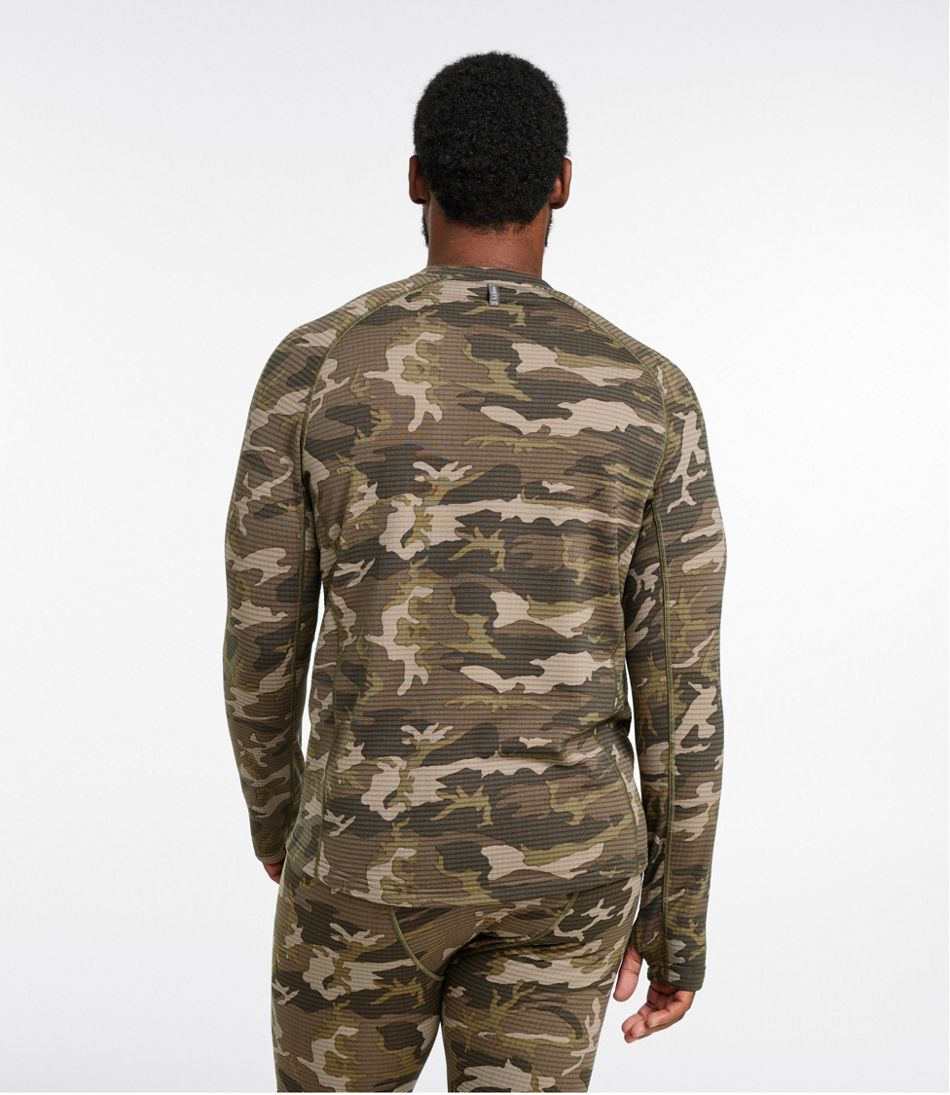 L.L.BeanMen's Heavyweight Base Layer Crew Top, Print