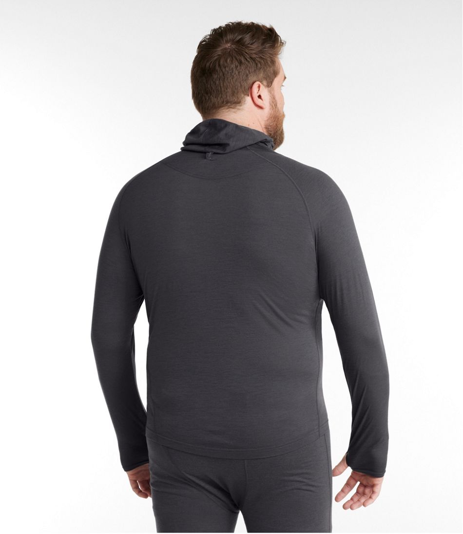 L.L.BeanMen's Cresta Wool Ultralight 150 Base Layer, Hoodie