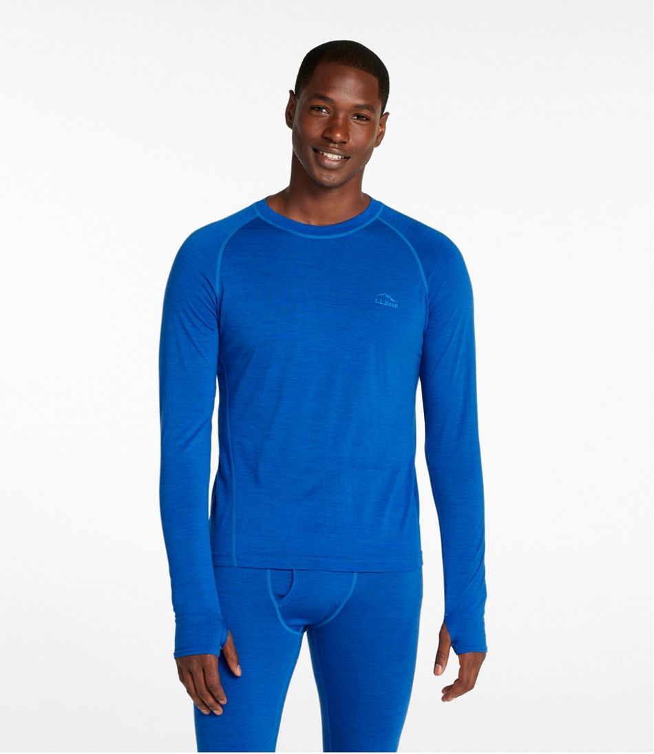 L.L.BeanMen's Cresta Ultralight 150 Crew Top, Stripe