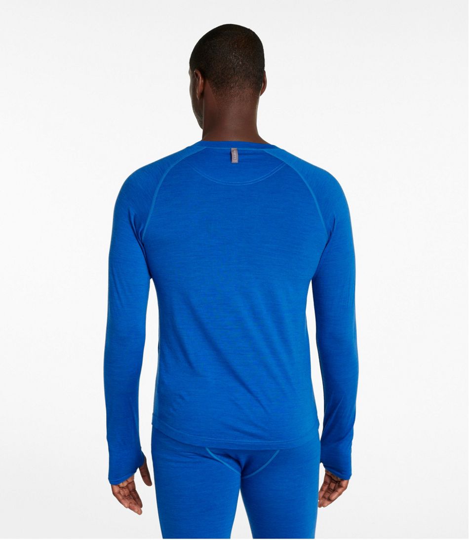 L.L.BeanMen's Cresta Ultralight 150 Crew Top, Stripe