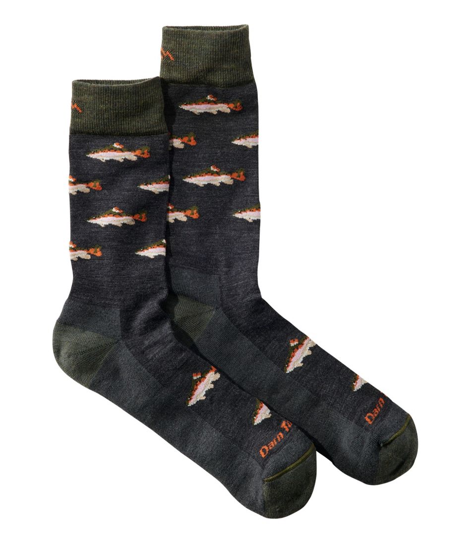 L.L.BeanMen's Darn Tough Spey Fly Crew Socks
