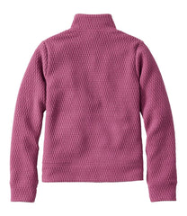 L.L.BeanKids' Ridgeknit Pullover, Glow-in-the-Dark Quarter-Zip