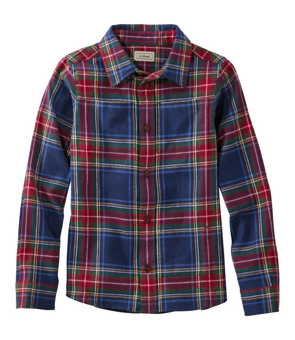 L.L.BeanKids' Scotch Plaid Flannel Shirt